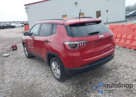 2018 Jeep Compass Sport Fwd from USA, damaged, VIN 3C4NJCAB1JT286479